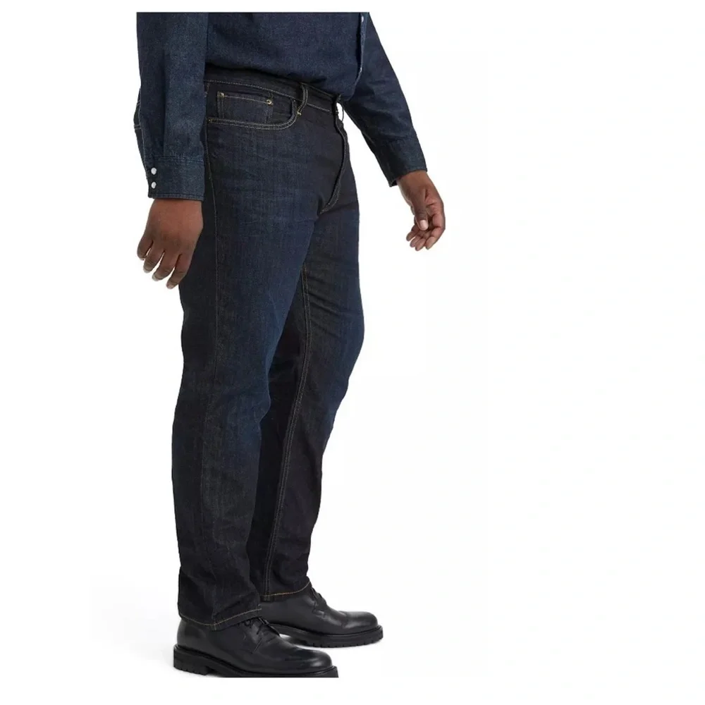 NWT Levi’s Flex Athletic Taper Jeans New Stretch Sits Waist 42 X 36 $70 New